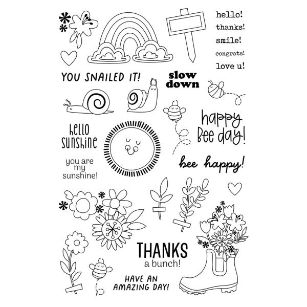 Full Bloom Photopolymer Clear Stamps