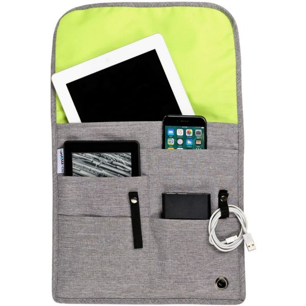 So-Mine Carrying Case Travel Essential - Ash Gray, Lime