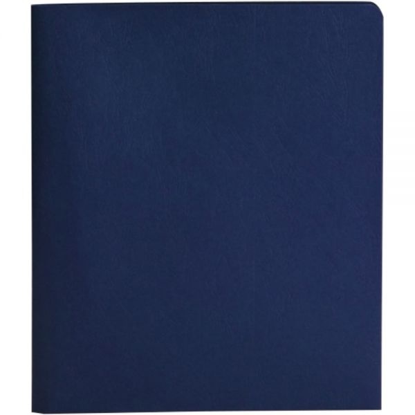 Smead 2-Pocket Folder W/Tang Fastener, 100-Sheet Capacity, Dark Blue, 25/Box