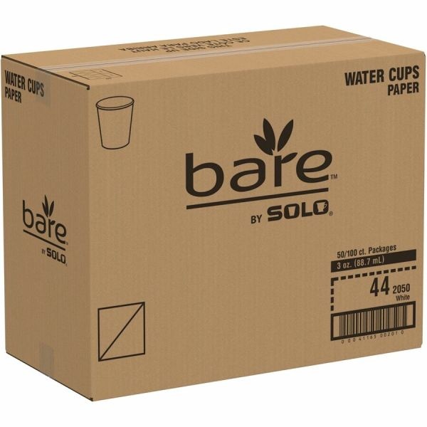 Solo 3 Oz Treated Paper Water Cups