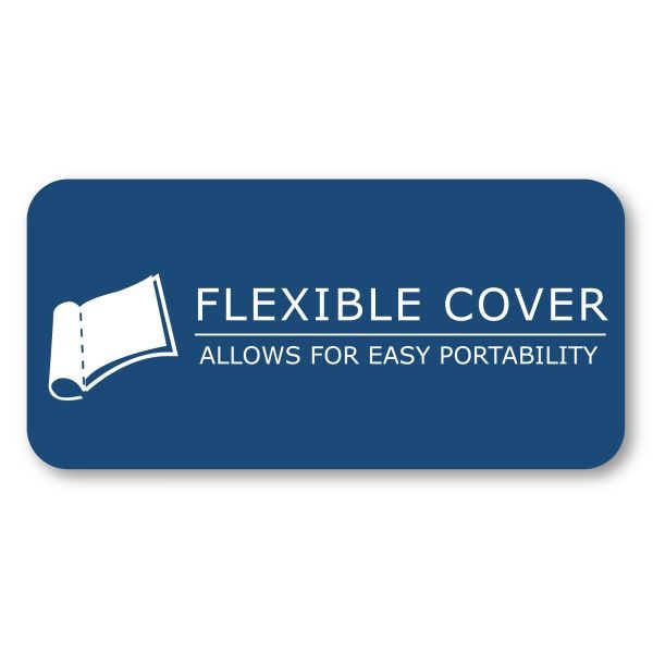 Blue Cover Flex Comp 10.5"X8" Wide Ruled With Margin, Case Of 72
