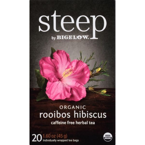 Bigelow Rooibos Hibiscus Herbal Tea Bag