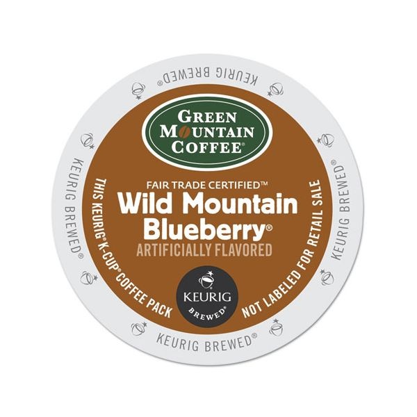 Green Mountain Coffee Fair Trade Wild Mountain Blueberry Coffee K-Cups, Light Roast, 96/Carton