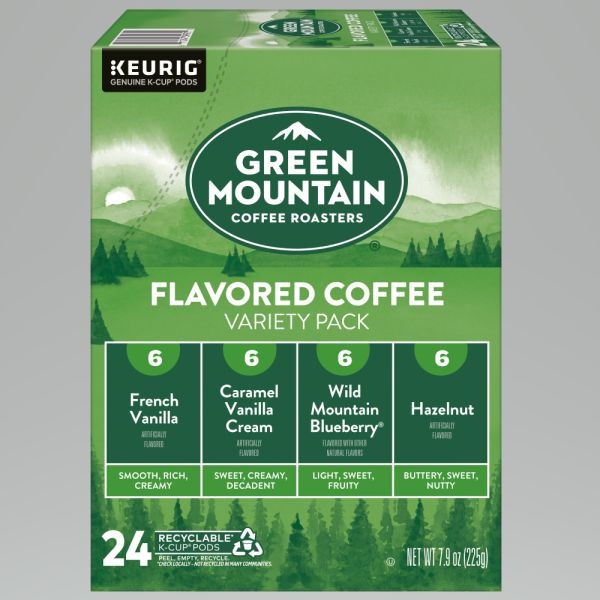 Green Mountain Coffee K-Cups, Assorted Flavors, 22 K-Cups