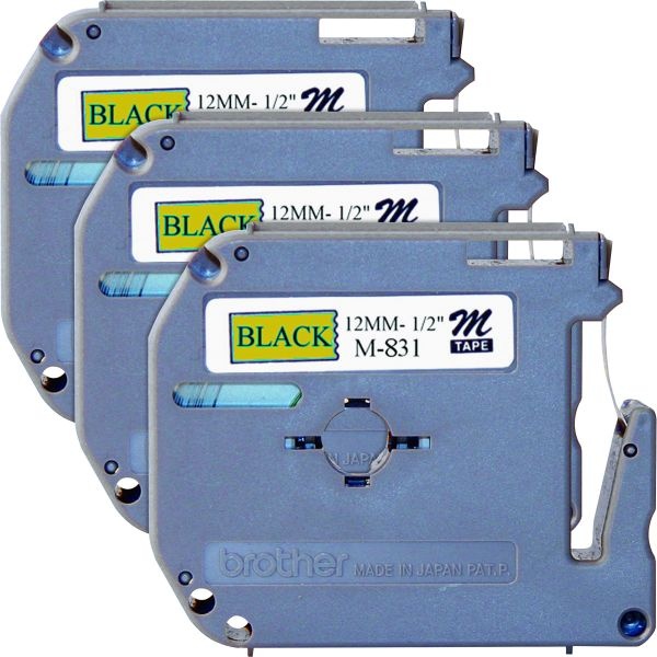 Brother P-Touch Nonlaminated M Series Tape Cartridge