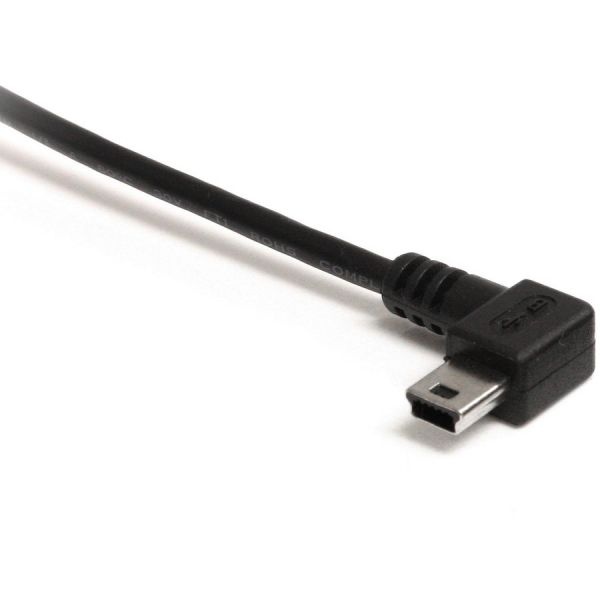 6 Ft Mini Usb Cable - A To Left Angle Mini b