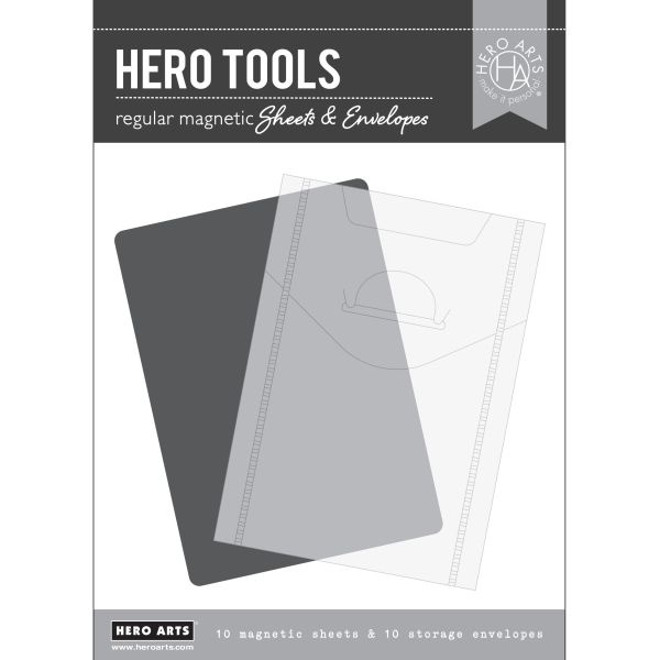 Hero Arts Magnetic Sheets & Storage Envelopes 5X7 10/Pkg