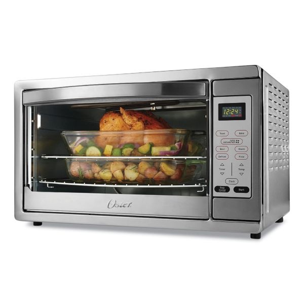 Oster Extra Large Digital Countertop Oven, 21.65 X 19.2 X 12.91, Stainless Steel