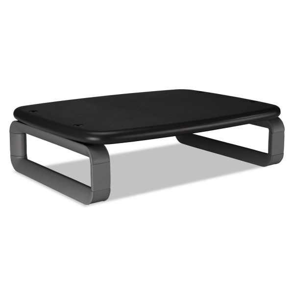 Kensington Monitor Stand With Smartfit, For 24" Monitors, 15.5" X 12" X 3" To 6", Black/Gray, Supports 80 Lbs