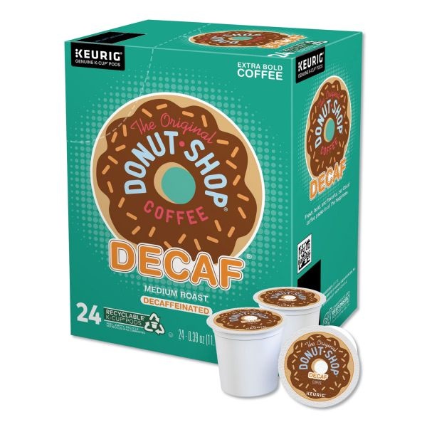 The Original Donut Shop Donut Shop Decaf Coffee K-Cups, 24/Box