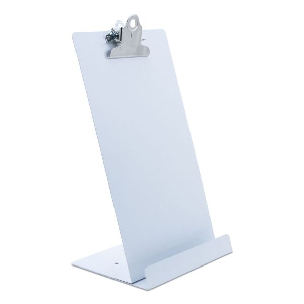 Saunders Free Standing Clipboard And Tablet Stand, 1" Clip Capacity, Memo Size: Holds 6 X 9 Sheets, White