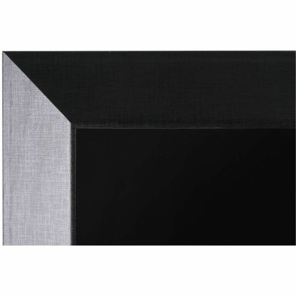 Mastervision Kamashi Chalk Board, 48 X 36, Black Surface, Black Wood Frame