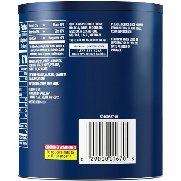 Planters Mixed Nuts, 15 Oz Canister