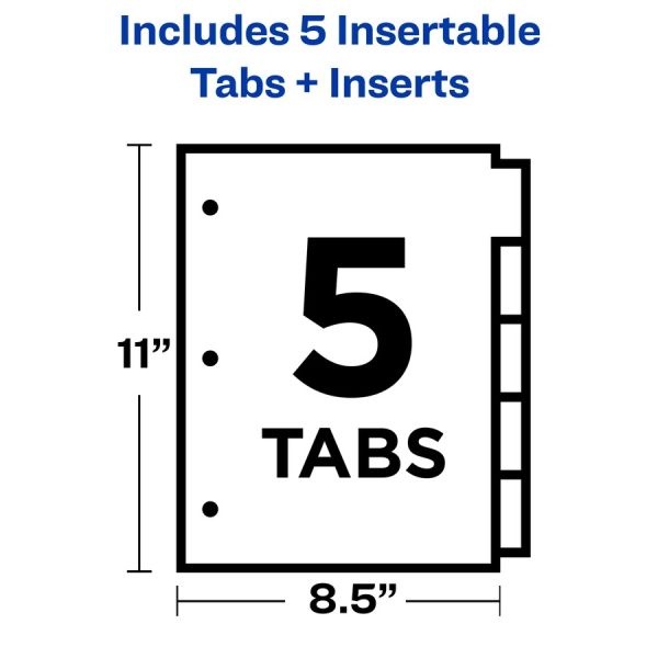 Avery Insertable Pockets 'N Tabs Index Dividers
