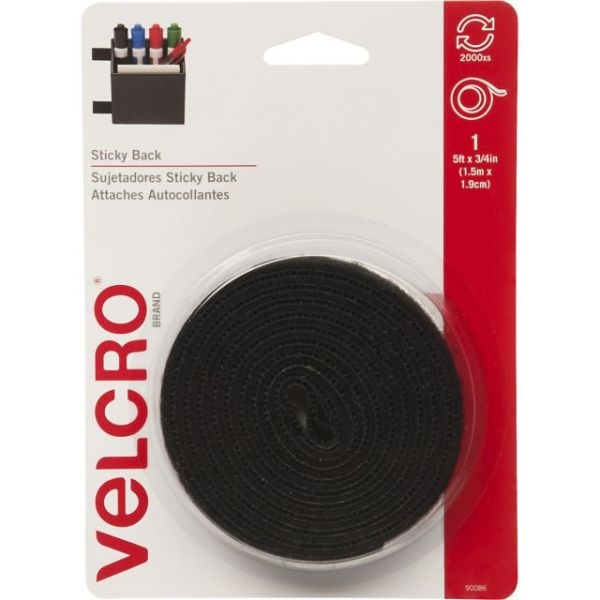 Velcro(R) Brand Sticky Back Tape 3/4"X5'