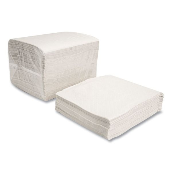 Morcon Tissue Morsoft Dinner Napkins, 1-Ply, 16 X 16, White, 250/Pack, 12 Packs/Carton
