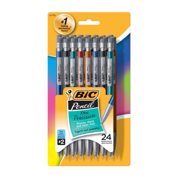 Bic Kids Coloring Crayons, 24 Assorted Colors, 24/Pack