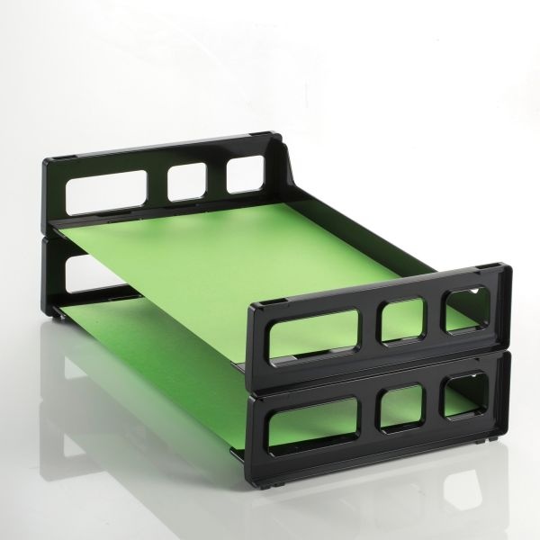 Officemate Side-Loading Desk Trays, 2Pk
