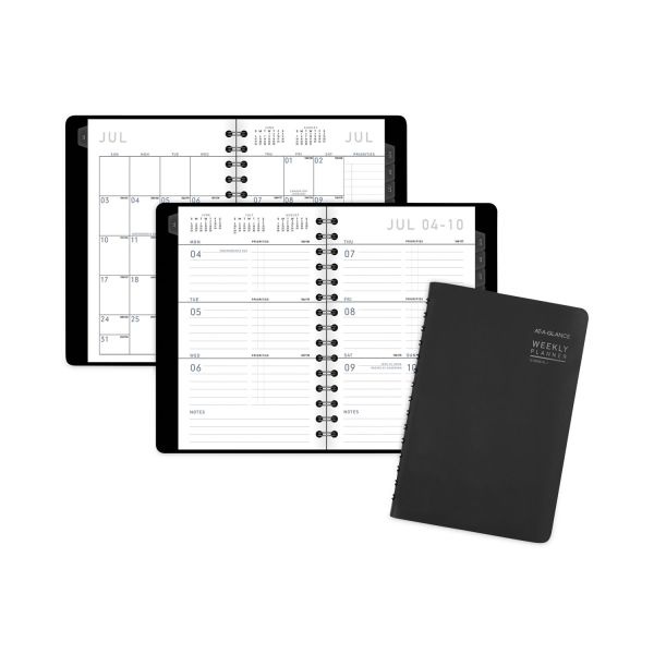 At-A-Glance Contemporary Academic Planner, 8 X 4.88, Black Cover, 12-Month (July To June): 2022 To 2023, 2022 To 2023 Calendar