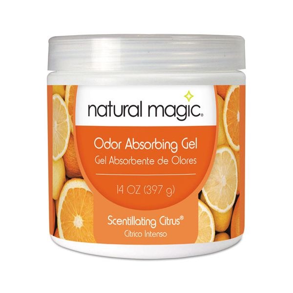 Natural Magic Odor Absorbing Gel, Scentillating Citrus, 14 Oz Jar