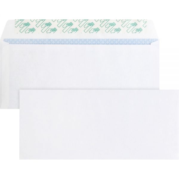 Business Source Business Envelopes, #10 (4.13" X 9.50"), Peel & Seal, 100 Envelopes/ Box