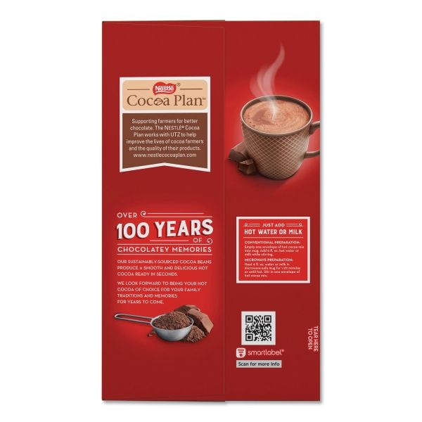 Nestlé Hot Cocoa Mix, Rich Chocolate, 0.71 Oz Packets, 50/Box, 6 Box/Carton