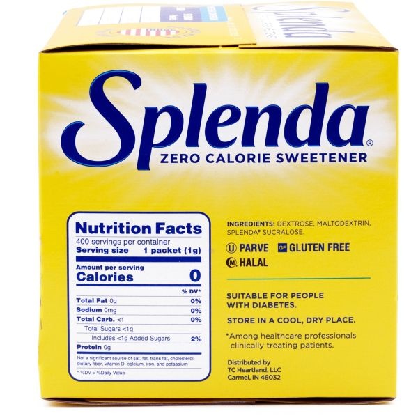 Splenda Artificial Sweetener Packets, Box Of 400 Packets