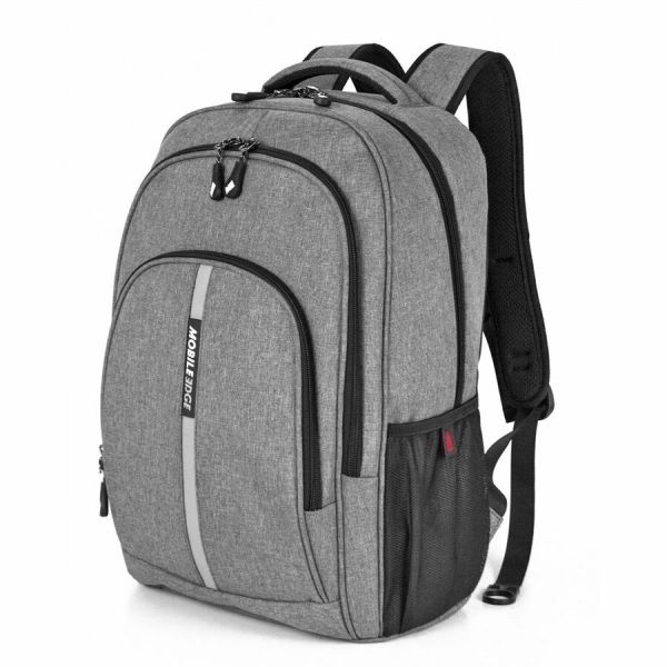 Mobile Edge Commuter Carrying Case Rugged (Backpack) For 15.6" To 16" Notebook, Travel Essential - Gray