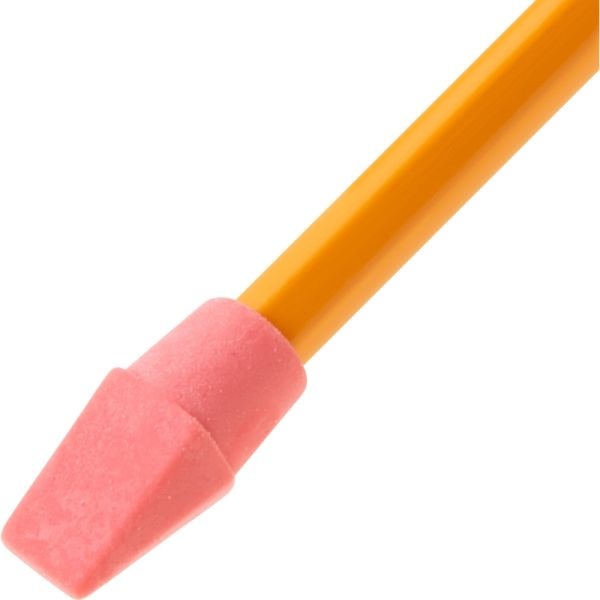 Integra Pink Pencil Cap Eraser - Lead Pencil - Wedge - Latex-Free - 144/Box - Pink