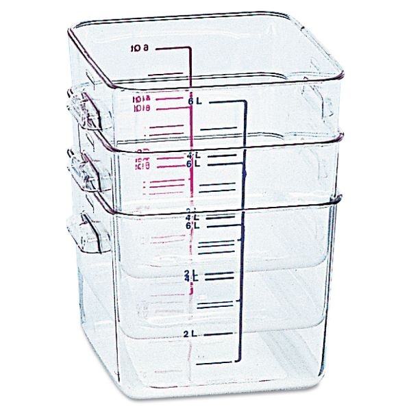 Rubbermaid Commercial Space-Saving Square Container