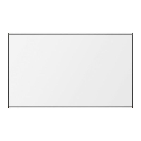 Lorell Porcelain Unframed Dry-Erase Whiteboard, 48" X 72", Satin Aluminum Frame