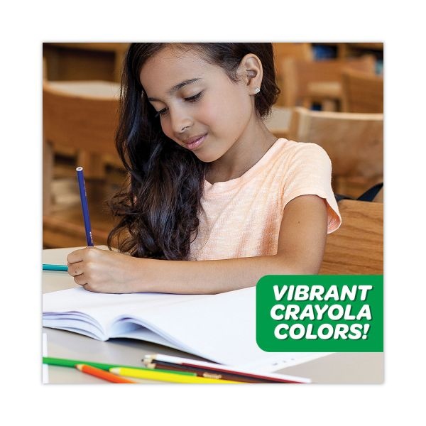 Crayola Color Pencil Classpack Set, 3.3 Mm, 2B (#1), Assorted Lead/Barrel Colors, 462/Box