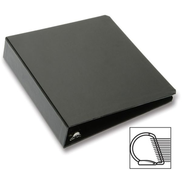 Skilcraft 3-Ring Binder, 1" D-Rings, 81% Recycled, Black (Abilityone 7510-01-579-9329)
