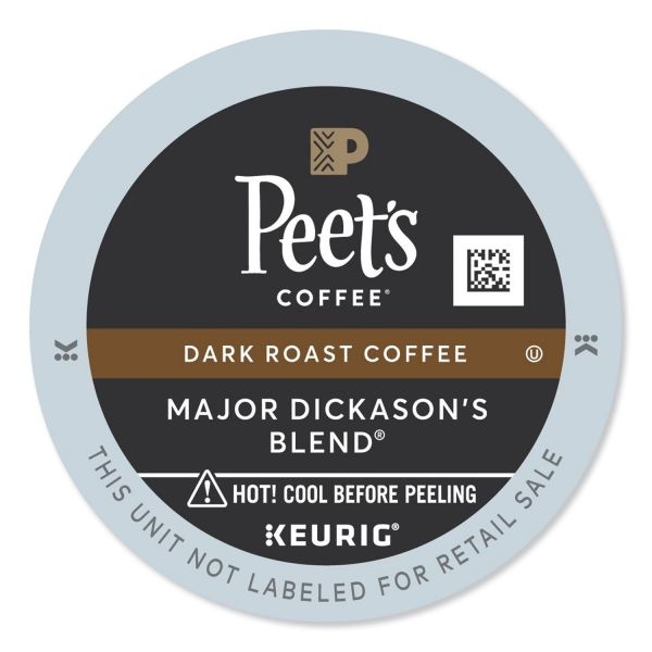 Peet's Coffee & Tea Coffee K-Cups, Major Dickason's Blend, Dark Roast, 22 K-Cups