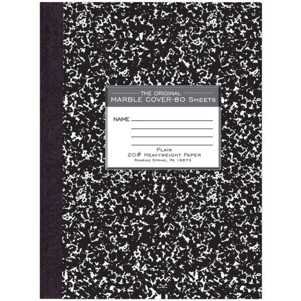 Roaring Spring Signature Collection Unruled Oversized Hard Cover Composition Book