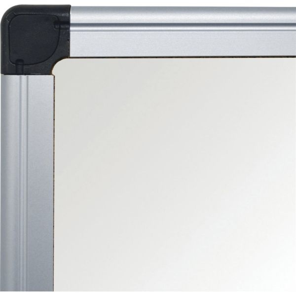 Mastervision Maya Platinum Pure Magnetic Dry-Erase Whiteboard, 36" X 24", Aluminum Frame With Silver Finish