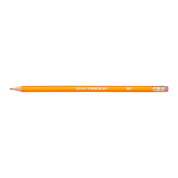 Dixon Oriole Presharpened Pencils, Hb (#2), Black Lead, Yellow Barrel, 144/Pack