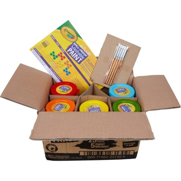 Crayola Spill Proof Washable Paint Set