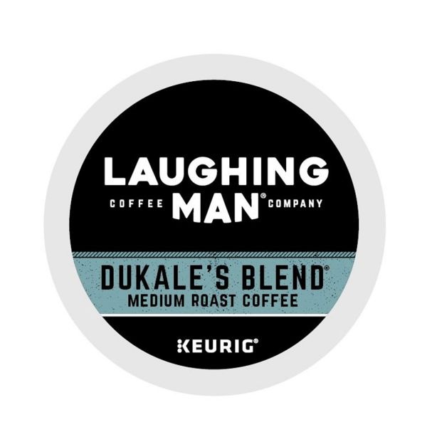 Laughing Man Coffee Company Dukale's Blend K-Cup Pods, 22/Box