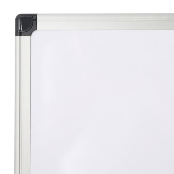Non-Magnetic Melamine Dry-Erase Whiteboard, 36" X 48", Aluminum Frame With Silver Finish