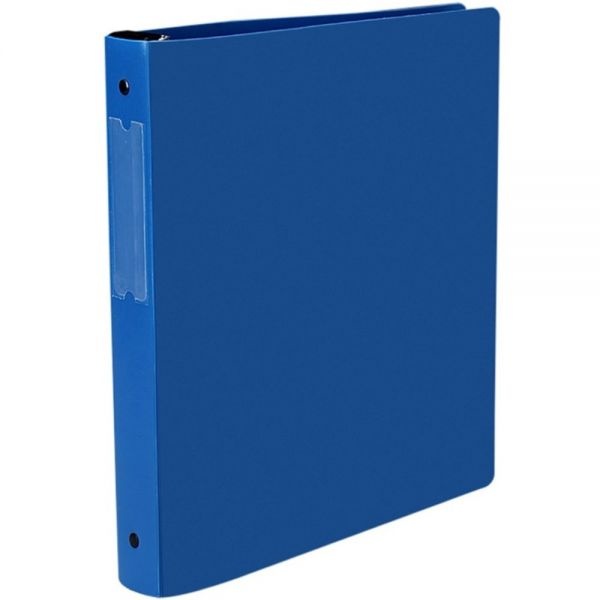 Avery Hanging Storage Flexible Non-View Binder With Round Rings, 3 Rings, 1" Capacity, 11 X 8.5, Blue