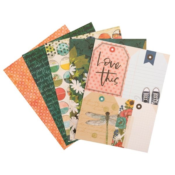 American Crafts Double-Sided Paper Pad 6"X8" 24/Pkg