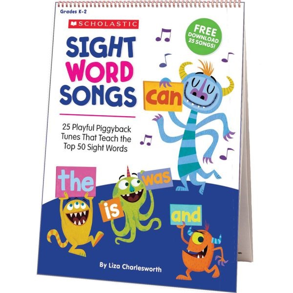 Scholastic Sight Word Songs Flip Chart & Cd