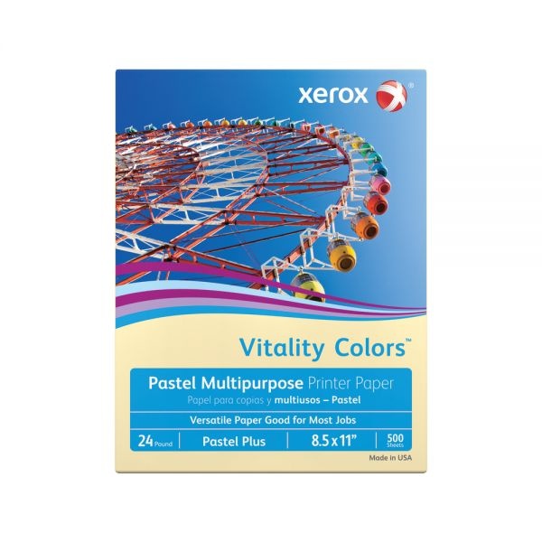 Xerox Vitality Colors Pastel Plus Color Multi-Use Printer & Copy Paper ...