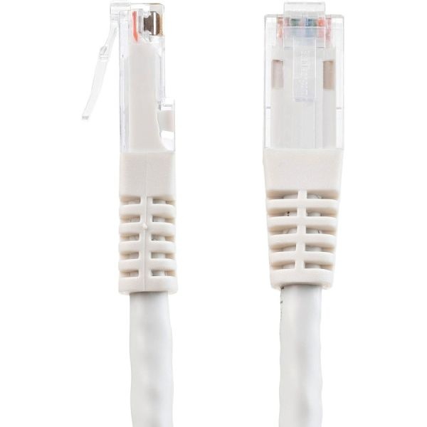 1Ft Cat6 Ethernet Cable - White Molded Gigabit - 100W Poe Utp 650Mhz - Category 6 Patch Cord Ul Certified Wiring/Tia