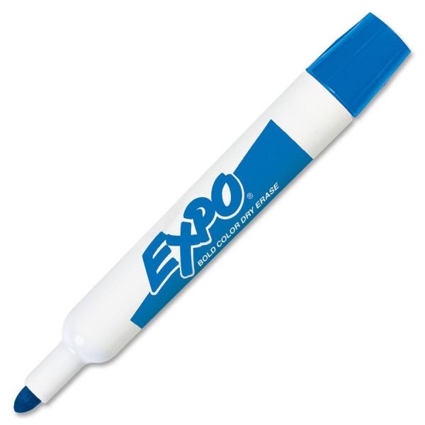 Expo Low-Odor Dry-Erase Marker, Medium Bullet Tip, Assorted Colors, 4/Set