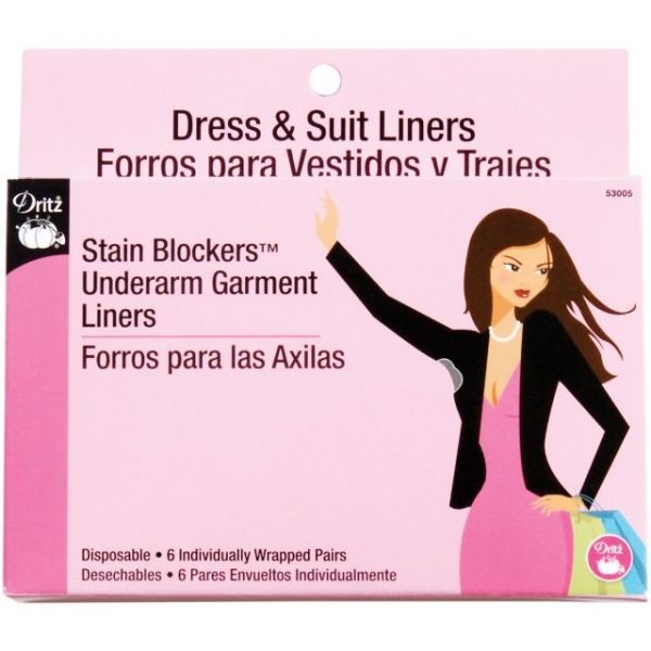 Dritz Disposable Stain Blockers Underarm Garment Liners