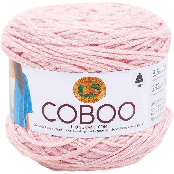 Lion Brand Coboo Yarn - Pink