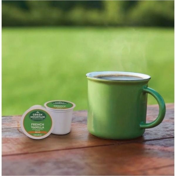 Green Mountain Coffee K-Cups, French Vanilla Decaf, Light Roast, 24 K-Cups