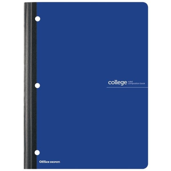 Composition Book, 8-1/2" X 11", College Ruled, 80 Sheets, Blue